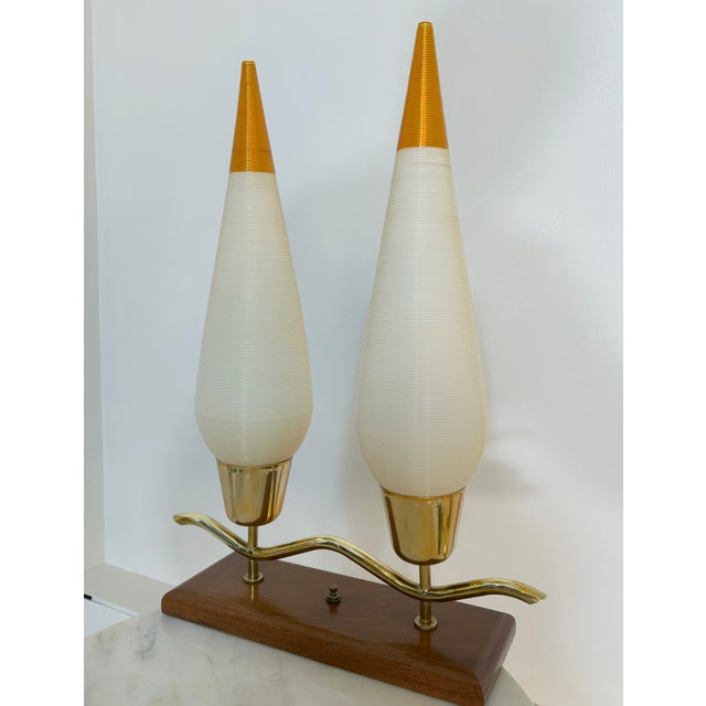 1950s Rotaflex Matel Table Top Lamp For Sale - Image 6 of 8