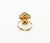 Bird Form Yellow Gold, Enamel, and Diamond Ring For Sale - Image 9 of 9