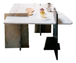 MB Coffee Table I in Reclaimed Natural Stone by Nerinea