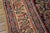 1880s Navy Paisley Medallion Antique W. Persian Senneh Kilim 4'3" X 5'10" Knotted Wool Carpet Rug For Sale - Image 10 of 12