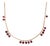18k Yellow Gold 5.73 Carats Ruby Dangle Necklace For Sale
