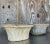 Mid 20th Century Vintage Regency Patinated Cement Planters - A Pair For Sale - Image 5 of 10