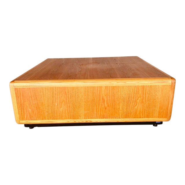 Large Vintage Dunbar Furniture Square Coffee Table For Sale