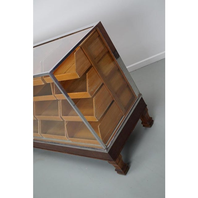 Vintage British Maple & Oak Haberdashery Cabinet, 1930s For Sale - Image 12 of 18