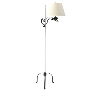 Colonial Style Iron Bridge Lamp For Sale