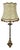 Vintage Floor Lamp with Tassel Shade For Sale