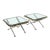 Italian Modern Side or End Tables of Brass and Chrome - Individually Priced For Sale