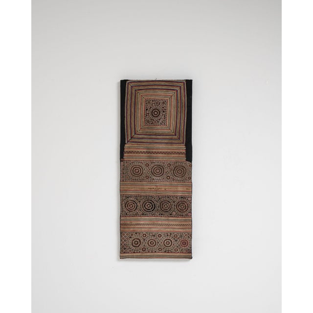 Early 20th Century China Tan Textile Wall Hanging For Sale In Greensboro - Image 6 of 15
