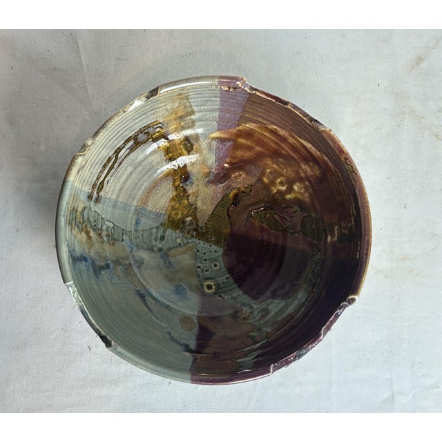 Porcelain Bowl by Flynn Sochon With Organic Edge For Sale - Image 4 of 5
