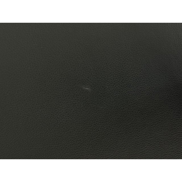1980s Antonio Citterio for B&b Italia Leather, Aluminum & Glass Coffee Table For Sale - Image 18 of 18