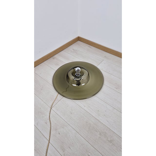 Glass Ceiling Light by Pierre Cardin for Venini, 1990s For Sale - Image 6 of 15
