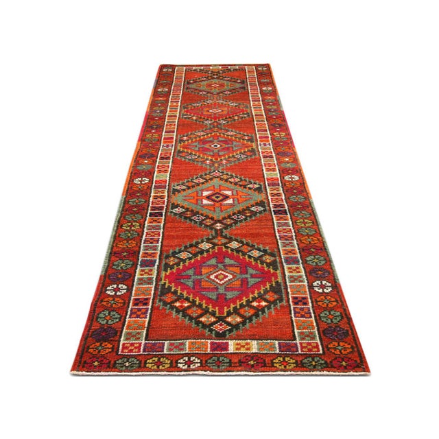 1960s 1960s Turkish Oushak Runner For Sale - Image 5 of 6