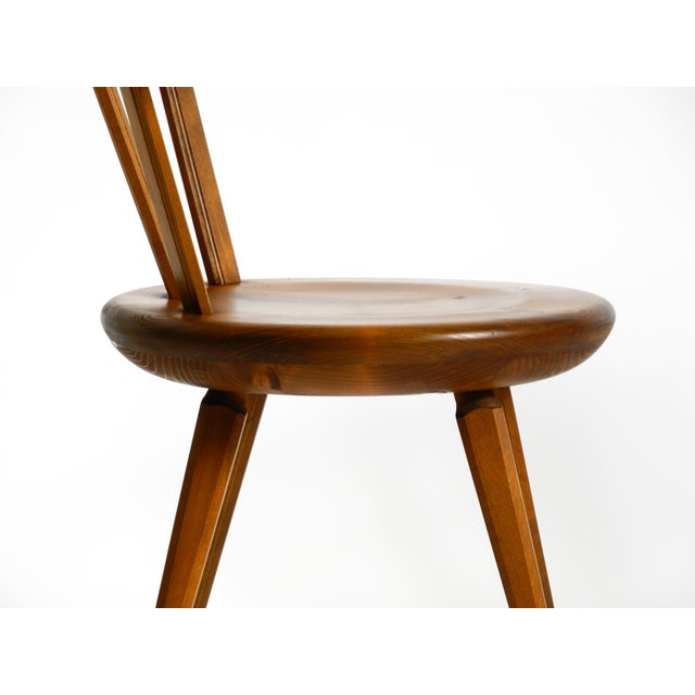Mid-Century Wood Sprouted Low Back Chairs, 1950s, Set of 5 For Sale - Image 13 of 18