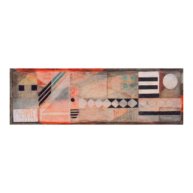 'Roofs of Ravello' by Margaret Wentworth Millard Owings, 1959, Mid-Century Abstract, Fogg Museum, San Francisco Art Association, Chicago Art Institute For Sale