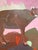 Boho Chic “Belly Full of Deer” Mountain Lion Painting by LWren Walraven For Sale - Image 3 of 14