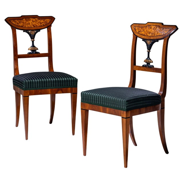 Pair of Neoclassical Chairs, Southern Germany, circa 1815 For Sale In New York - Image 6 of 8