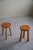 Set of Swedish Pine Tripod Stools, 1960s For Sale - Image 11 of 15