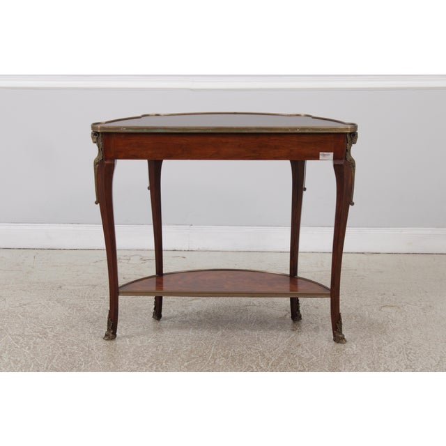 Theodore Alexander 2 Tier Rams Head Demilune Console For Sale - Image 16 of 18