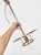 Metal Ceiling Lamp with Ice Crystals and Brass in the style of Kalmar, 1960s For Sale - Image 7 of 9