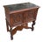Stone Antique Humidor Cabinet Table With Marble Top & Copper Lining For Sale - Image 7 of 7