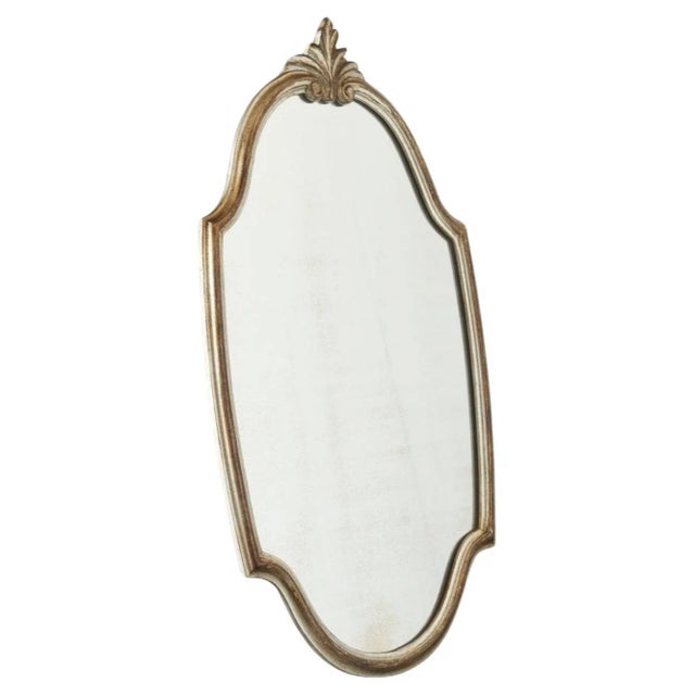 Mid-Century Neoclassical Wall Mirror in Wood, 1940s For Sale - Image 11 of 11
