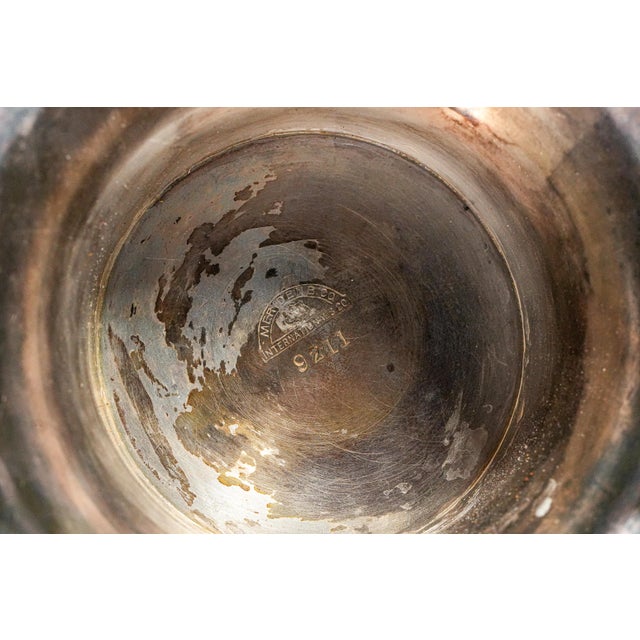 Huge Bright Antique Silverplate Double Handle Trophy Cup Award Hampton Roads Virginia For Sale - Image 10 of 13