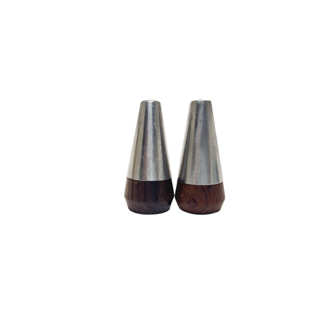 Postmodern Salt and Pepper Holder from A&B, Denmark, 1950s, Set of 2 For Sale - Image 9 of 9