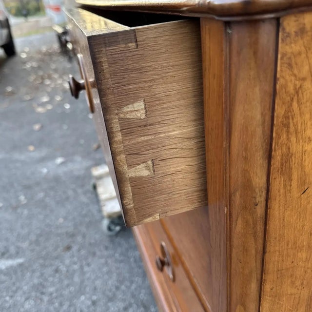 19th Century French Chest W/White Marble Top For Sale - Image 10 of 11