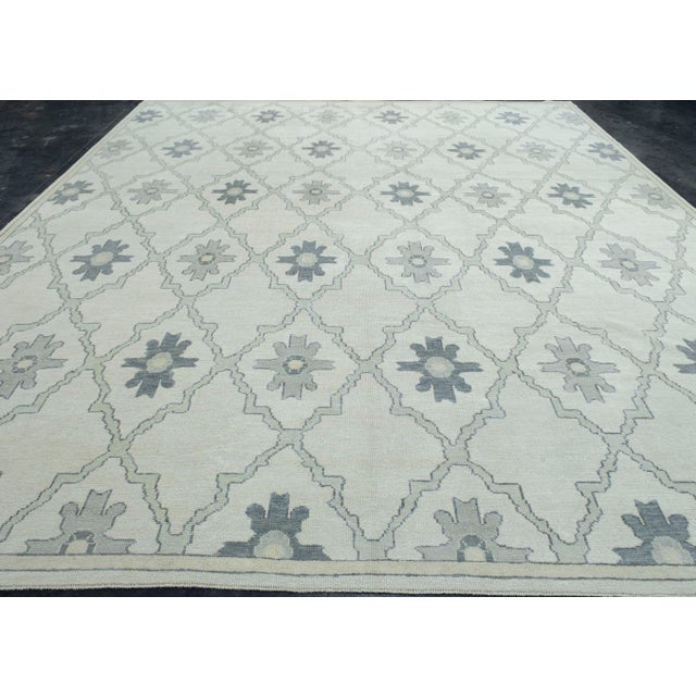 Turkish Oushak Rug 12'6" x 14'7" #18099 Explore a curated collection of hallway runners, wool rugs, and handmade...