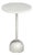 Arthur Accent Table, Polished Nickel For Sale