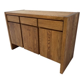 1960s Russel Wright for Conant Ball Mid-Century Modern Oak Sideboard For Sale
