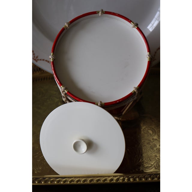 Vintage English Royal Marines Eiir Regimental Drum Ice Bucket For Sale - Image 17 of 18
