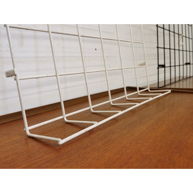 Mid-Century Metal Wall-Mounted Coat Racks by Karl Fichtel for Drahtwerke Erlau, 1960s, Set of 4 For Sale - Image 16 of 18