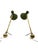 Brass 1950s Mid-Century Modern Table Lamps, Attrib. To Stilnovo Milano Italy - Set of 2 For Sale - Image 8 of 13