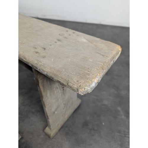 Large Farm Benches, Set of 2 For Sale - Image 5 of 9