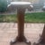 Arts and Crafts Oak Plant Stands circa 1910-1915. There are 3 feet with 3 decorative brackets that hold the tops on and 3...
