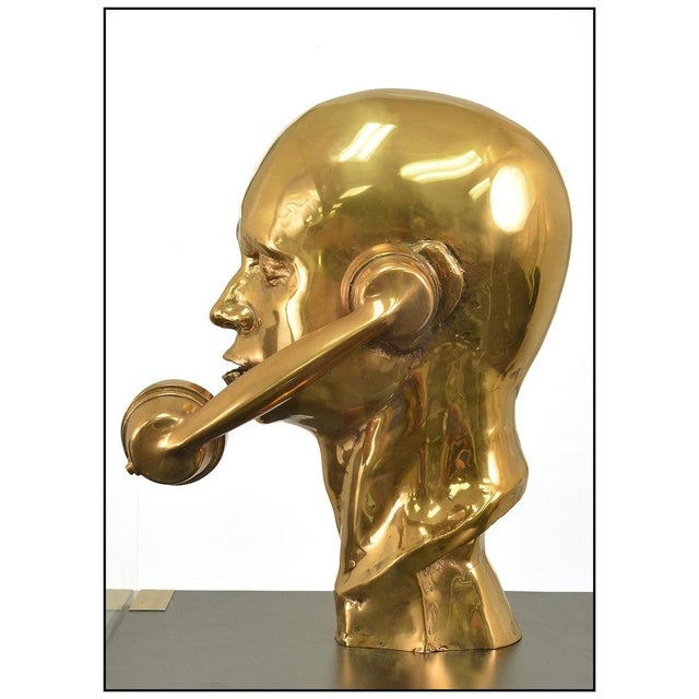 1970s Head of Francis Bacon, Clive Barker For Sale In Minneapolis - Image 6 of 8