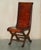 Spanish Brown Leather & Oak Dining Chairs by Pierre Lottier for Alamazan, Set of 6 For Sale - Image 16 of 18