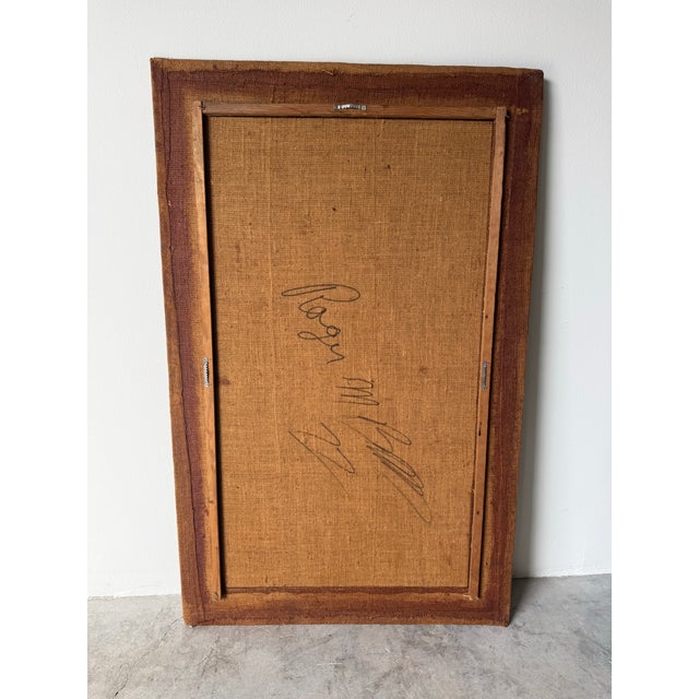 1970’s Vintage Organic Textured Sculptural Wall Art by Roger M. For Sale - Image 11 of 12