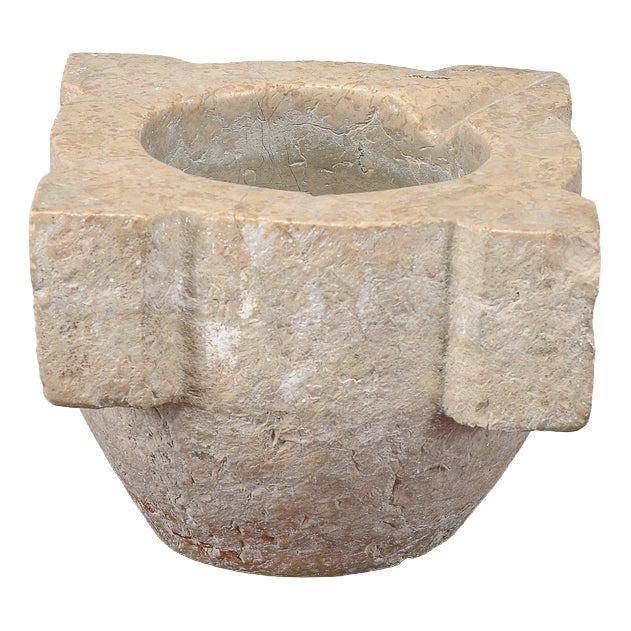 Stone Mortar, Italy, Early 19th Century For Sale