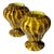Pair of Art Deco 1930s Czech Spatter Glass Franz Welz Footed Posey Vases For Sale