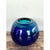 Vintage Blue and Green Glass Sphere Vase For Sale - Image 11 of 12