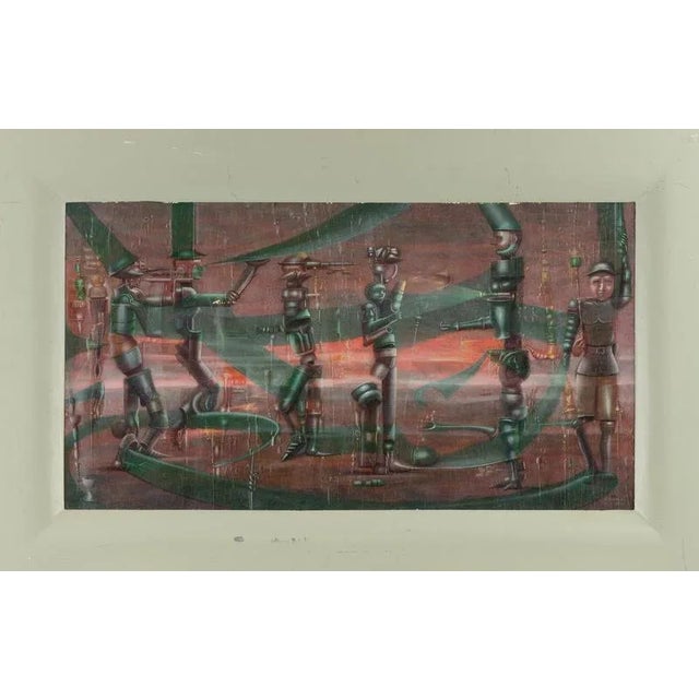 Red Franz Bayer, Story of the Soldier, 1975, Oil For Sale - Image 8 of 8