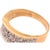 Yellow 14 Karat Yellow Gold and Diamond Encrusted Fashion Ring 0.50 TDW, Size 7.5 For Sale - Image 8 of 10