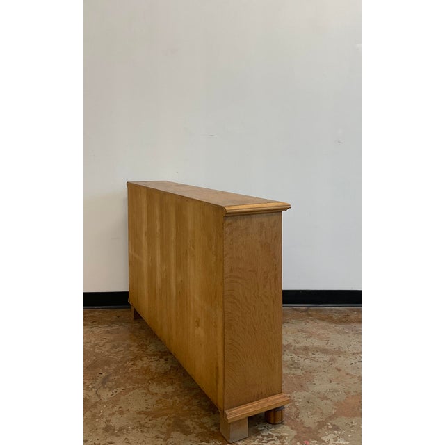 Vintage Scandinavian Oak Bookshelf For Sale - Image 14 of 15