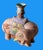 Pair of Chinese Export Famille Rose of Enameled Elephant Candlestick or Josh Sticks, Early 20th C. For Sale In Miami - Image 6 of 10