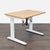 Modern Fully Jarvis 36” Adjustable Height Standing Desk With Bamboo Top and White Frame For Sale - Image 3 of 9