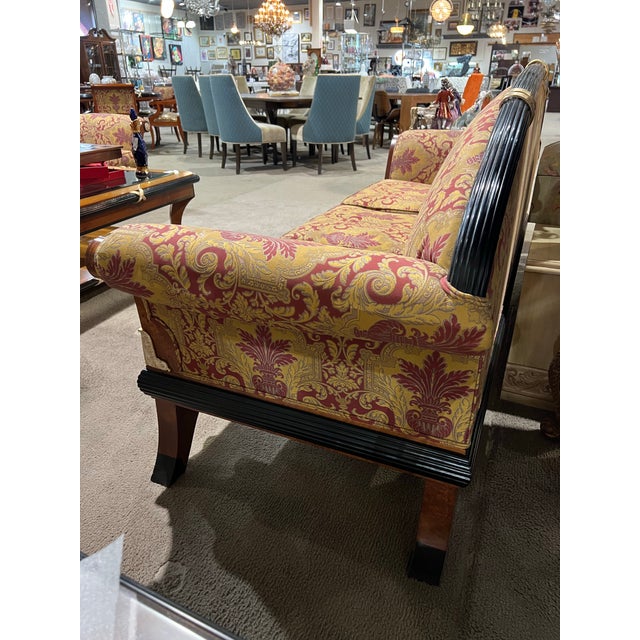 Exquisitely detailed and richly upholstered, the Mariner Luxury Louis XVI Style “Volga” Sofa is a stunning expression of...