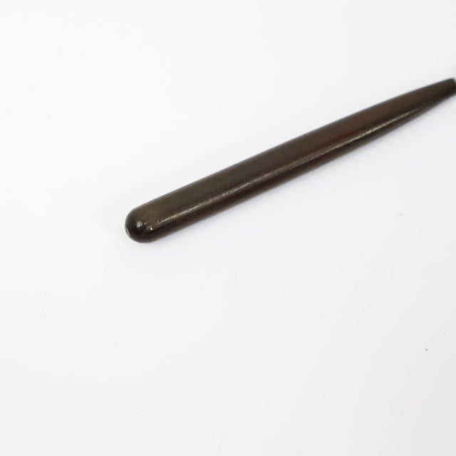 Mexican Spratling Sterling and Wood Letter Opener For Sale - Image 3 of 4