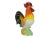 Vintage extra large life-size Italian high gloss glazed ceramic rooster.